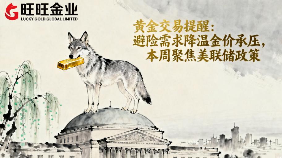 黄金交易提醒：避险需求降温金价承压，本周聚焦美联储政策