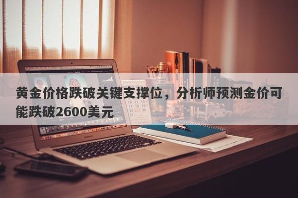 黄金价格跌破关键支撑位，分析师预测金价可能跌破2600美元