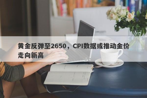 黄金反弹至2650，CPI数据或推动金价走向新高