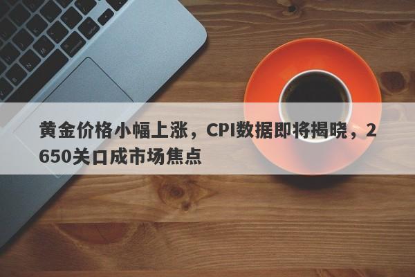 黄金价格小幅上涨，CPI数据即将揭晓，2650关口成市场焦点