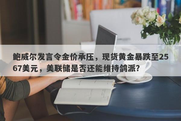 鲍威尔发言令金价承压，现货黄金暴跌至2567美元，美联储是否还能维持鸽派？