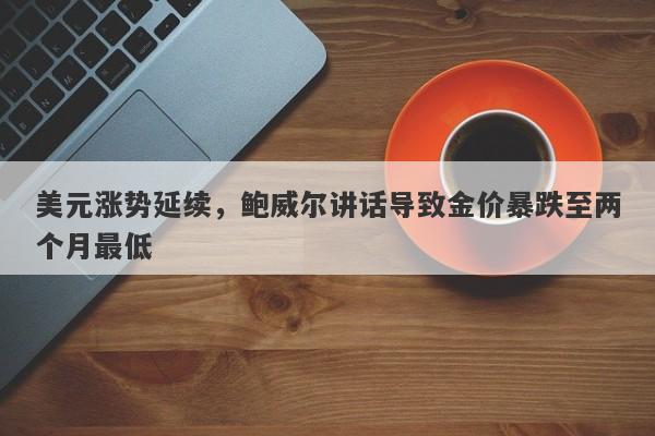 美元涨势延续，鲍威尔讲话导致金价暴跌至两个月最低