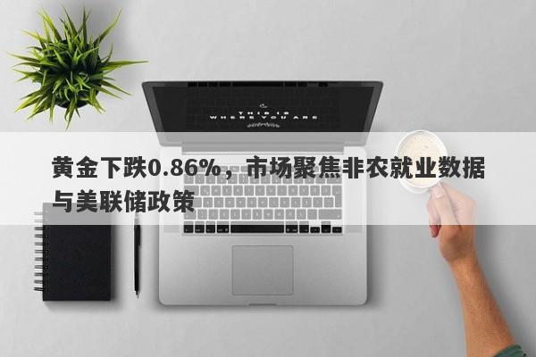 黄金下跌0.86%，市场聚焦非农就业数据与美联储政策