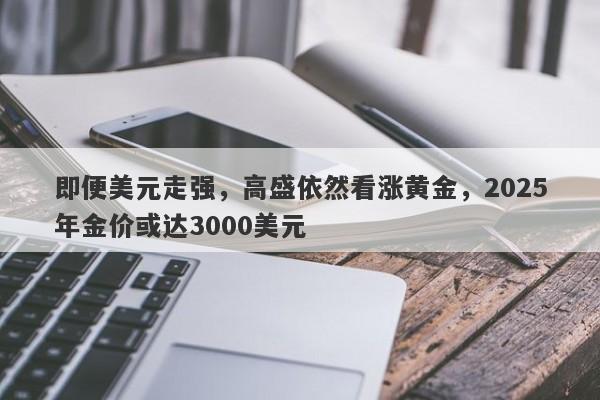 即便美元走强，高盛依然看涨黄金，2025年金价或达3000美元