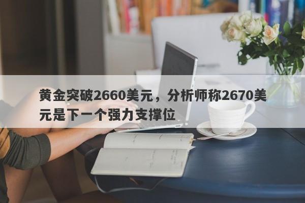 黄金突破2660美元，分析师称2670美元是下一个强力支撑位