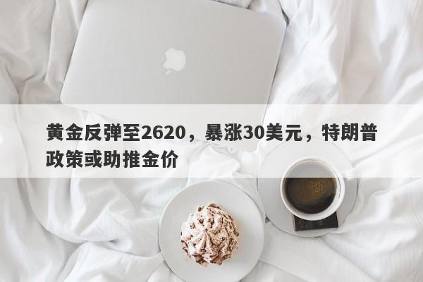 黄金反弹至2620，暴涨30美元，特朗普政策或助推金价