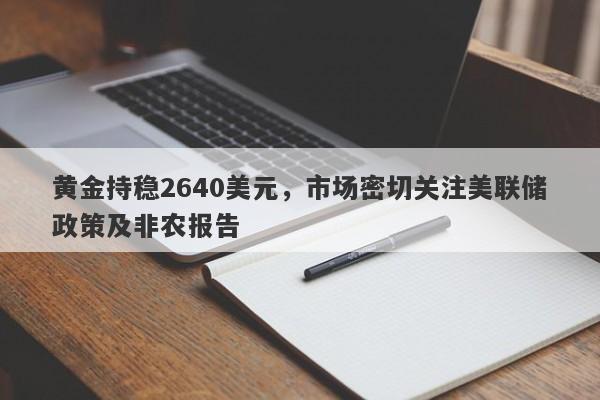 黄金持稳2640美元，市场密切关注美联储政策及非农报告