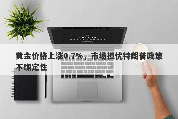 黄金价格上涨0.7%，市场担忧特朗普政策不确定性